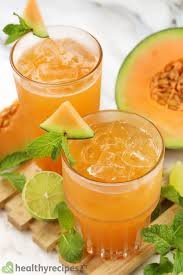 Cantaloupe Carrot Juice