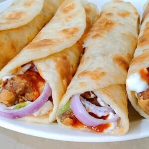 CHICKEN POROTTA SPICY ROLL