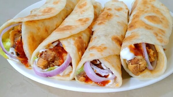 CHICKEN POROTTA SPICY ROLL