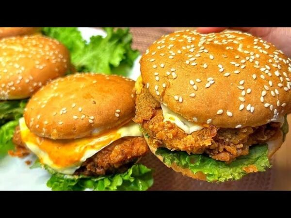 CHICKEN ZINGER BURGER WITH CHEESE