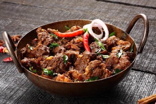 MUTTON ONION ROAST